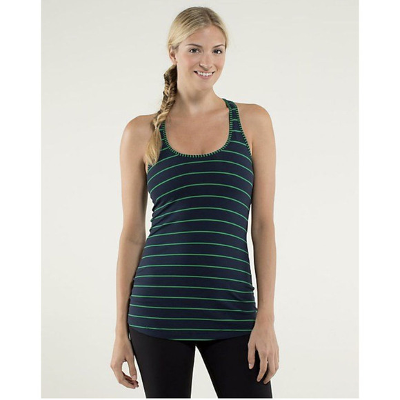 Lululemon Cool Racerback Slim Tank Navy 4 NWOT - Picture 2 of 11